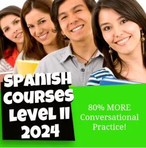 Spanish classes for adults near me Level II
