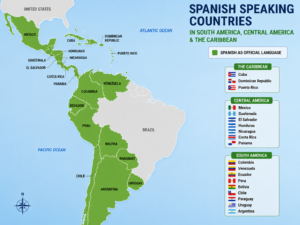 Spanish speaking countries of world