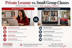 Private-lessons-vs-spanish-group-classes