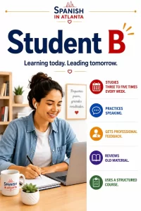 student-b why is spanish easier for some