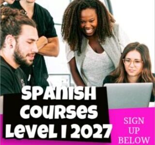 Conversational Spanish Class 2027 COMING SOON