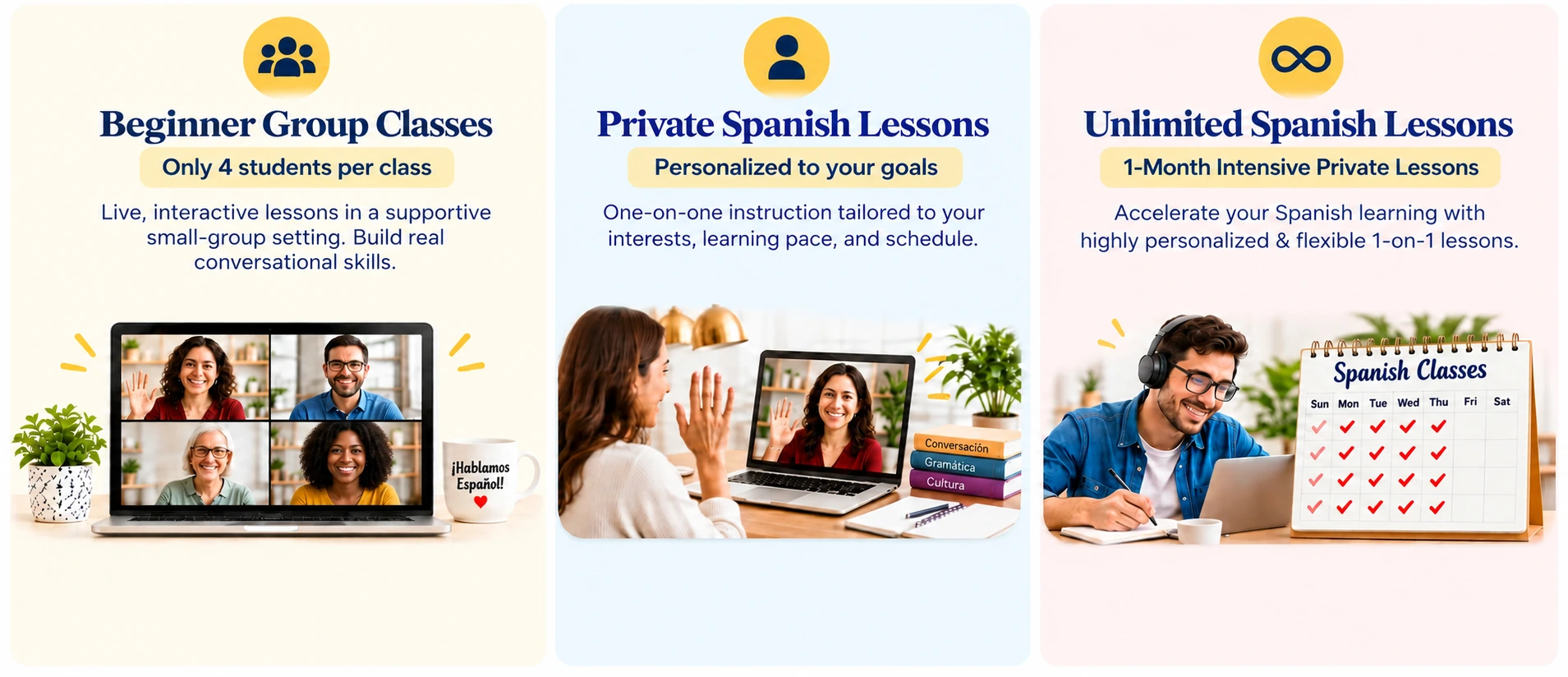 Spanish classes Atlanta online