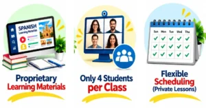 Spanish classes for adults near me 